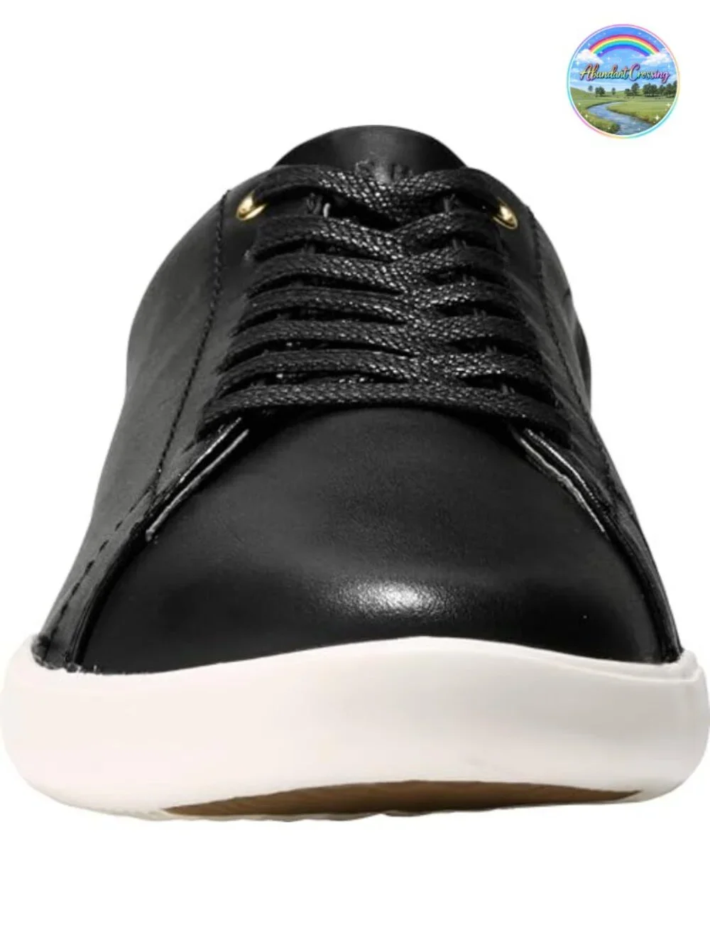 Women's Grand Crosscourt Leather Sneakers Lace-Up Flats Low Top